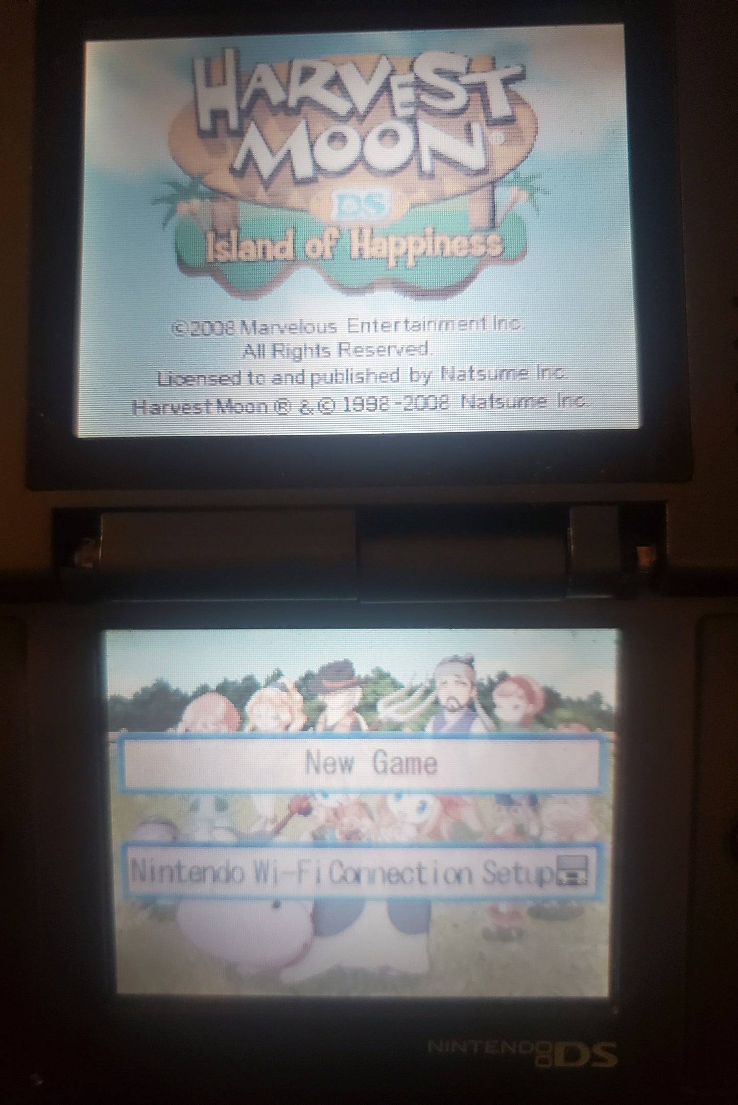 Harvest Moon DS Island of Happiness NDS Video Game Nintendo DS 2007