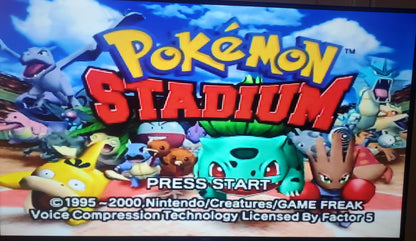 Pokemon Stadium 1 N64 Nintendo 64 Video Game Cartridge 2000