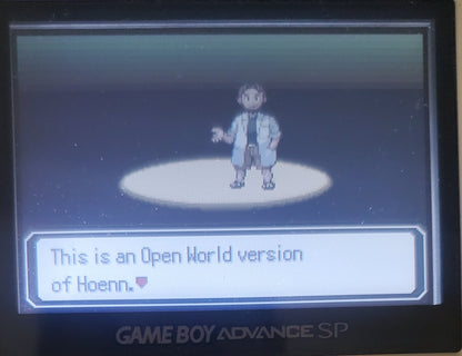 Pokemon R.O.W.E GBA Custom Pokemon ROM Hack Video Game Boy Advance
