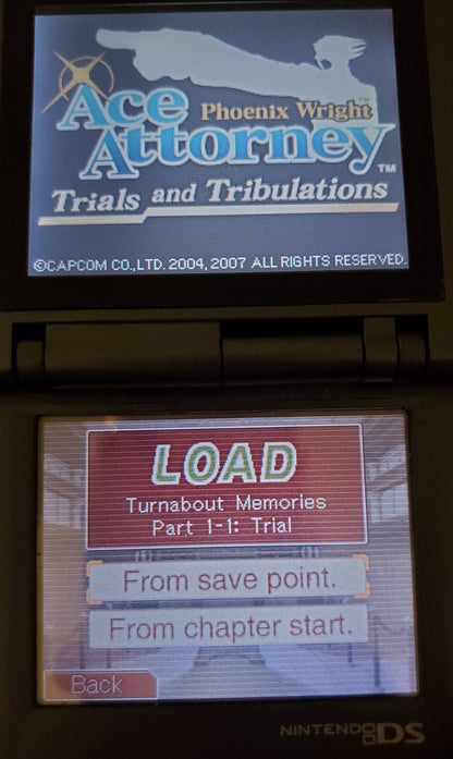 Phoenix Wright Ace Attorney Trials & Tribulations Game Nintendo DS NDS