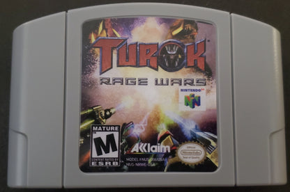 Turok Rage Wars N64 Nintendo 64 Video Game Cartridge 1999