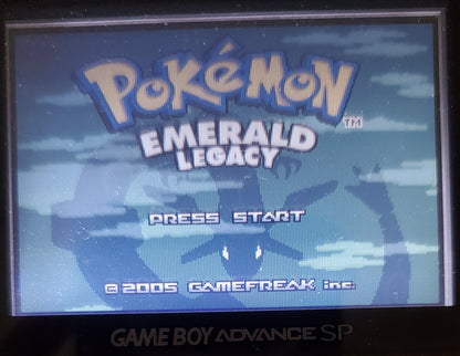Pokemon Emerald Legacy GBA Pokemon ROM Hack Video Game Boy Advance