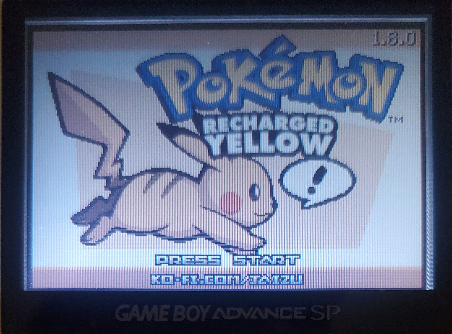 Pokemon Recharged Yellow GBA Pokemon ROM Hack Video Game Boy Advance