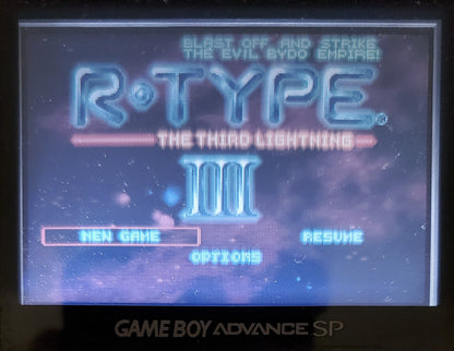 R-Type III The Third Lightning GBA Video Game GameBoy Advance