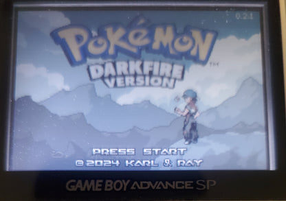 Pokemon DarkFire GBA ROM Hack Video Game Boy Advance