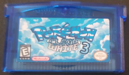 Pokemon Cloud White 3 GBA ROM Hack Video Game Boy Advance