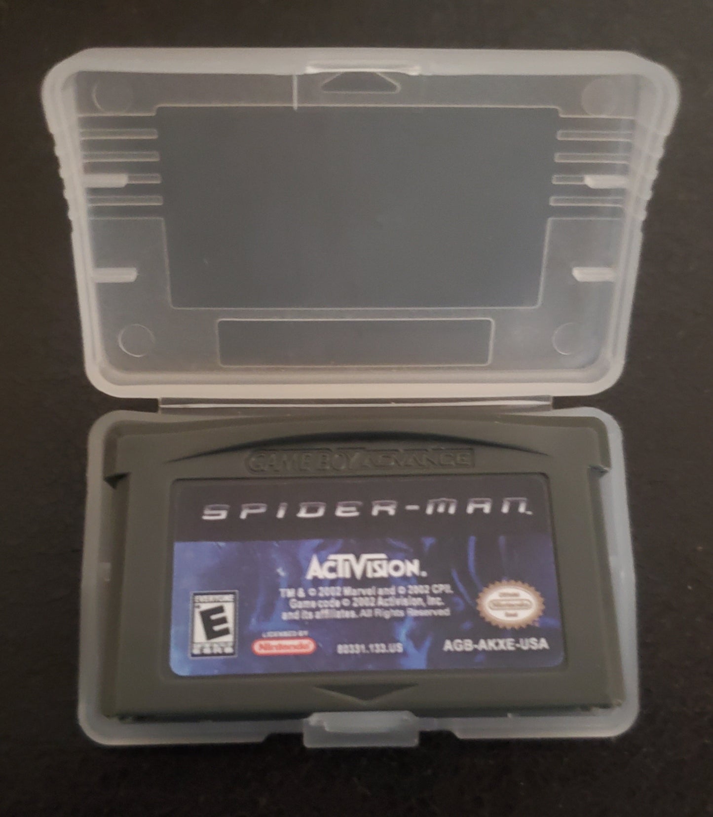 Spider-Man 1 GBA Video Game Cartridge Nintendo Game Boy Advance 2001