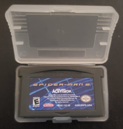 Spider-Man 2 GBA Video Game Cartridge Nintendo Game Boy Advance 2004