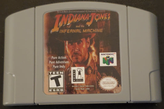 Indiana Jones and the Infernal Machine N64 Nintendo 64 Video Game 1999