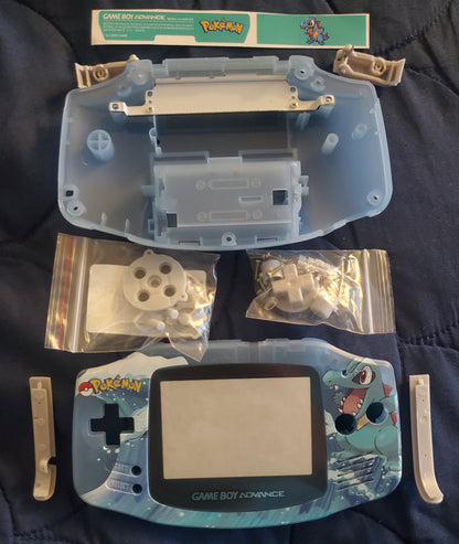 GBA Game Boy Advance Case Replacement Shell Full Housing Pokemon