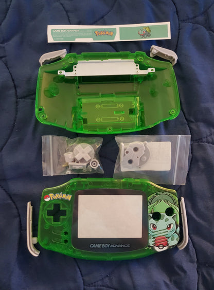 GBA Game Boy Advance Case Replacement Shell Full Housing Pokemon