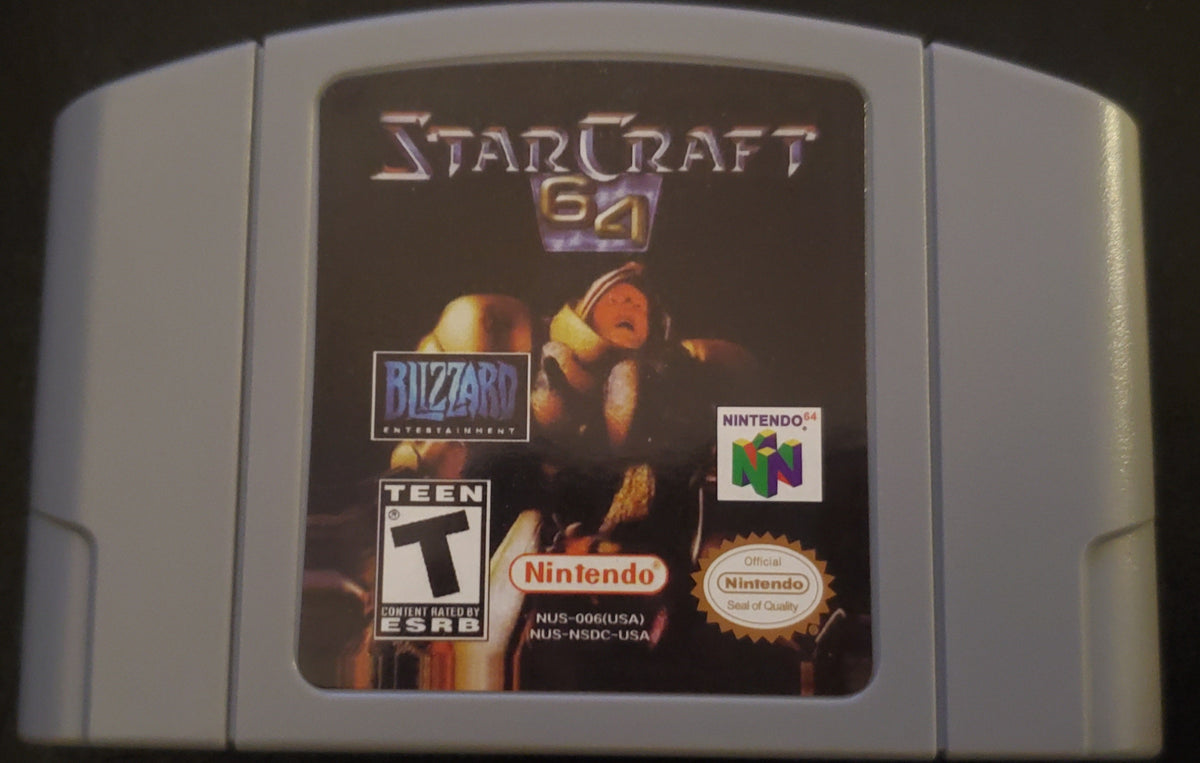 Starcraft 64 N64 Nintendo 64 Video Game Cartridge 2000