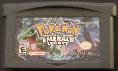Pokemon Emerald Legacy GBA Pokemon ROM Hack Video Game Boy Advance