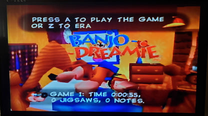 Banjo Dreamie N64 Nintendo 64 Video Game Cartridge 2018