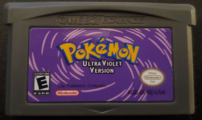 Pokemon UltraViolet GBA ROM Hack Video Game Custom Gameboy Advance