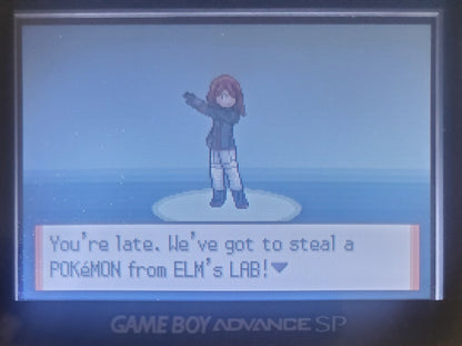 Pokemon Silver Rival GBA ROM Hack Video Game Boy Advance