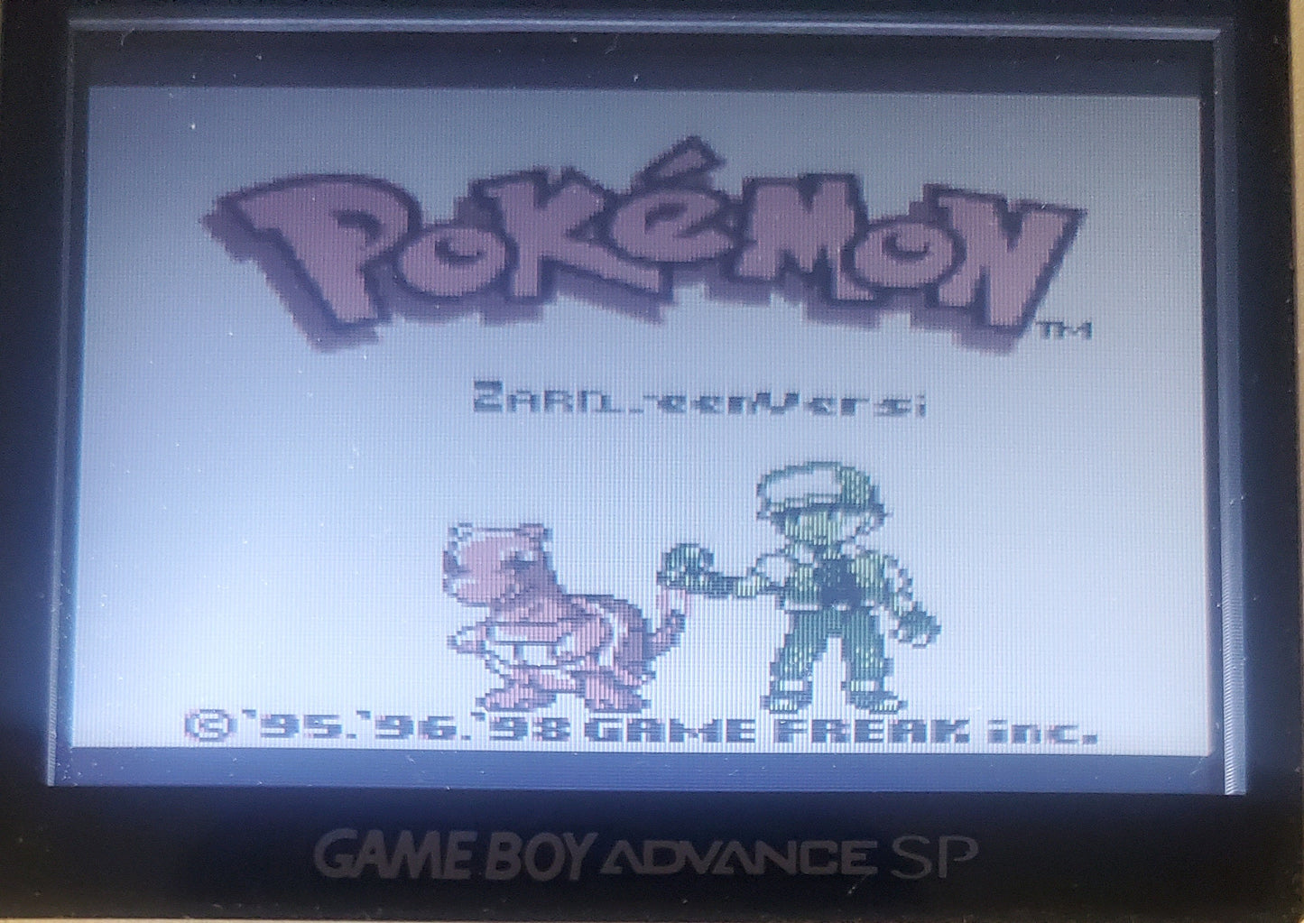 Pokemon Zard Version GBC Video Game Gameboy Color ROM Hack