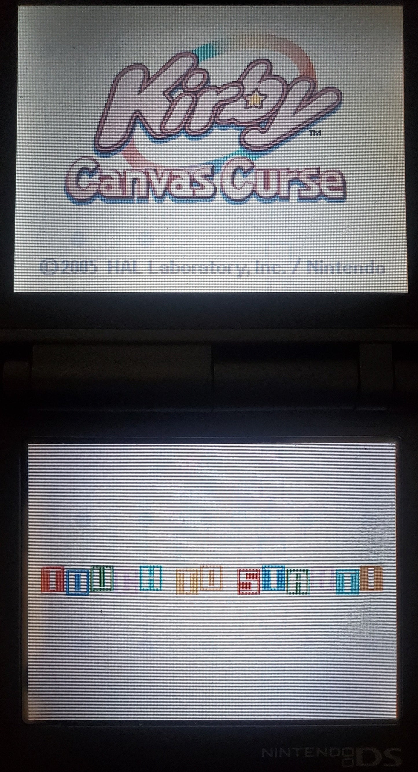 Kirby Canvas Curse DS Video Game Cartridge Nintendo DS 2005