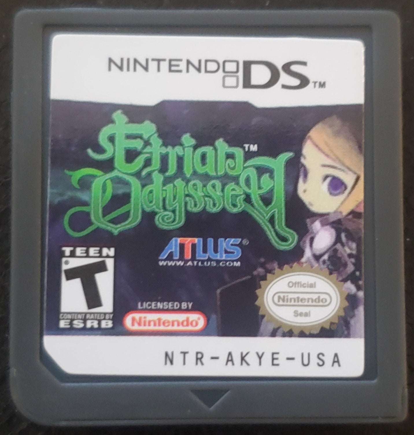 Etrian Odyssey DS NDS Video Game Cartridge Nintendo DS 2007