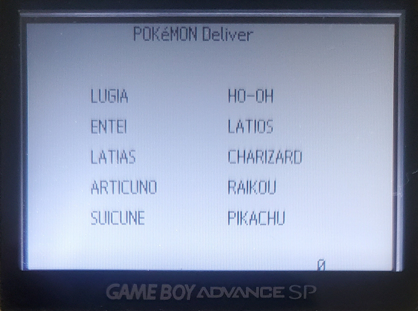 Pokemon 10th Anniversary Distribution Cartridge GBA Game Boy Advance