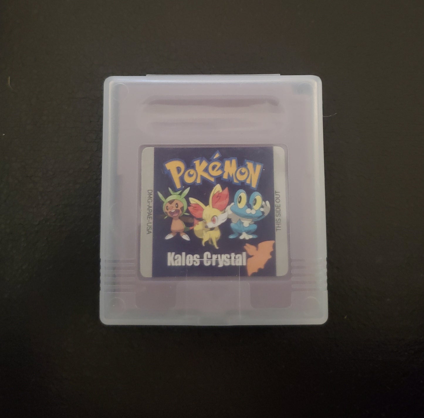 Pokemon Kalos Crystal GBC Video Game Gameboy Color ROM Hack
