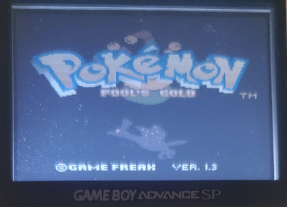 Pokemon Fool's Gold GBC Video Game Gameboy Color ROM Hack
