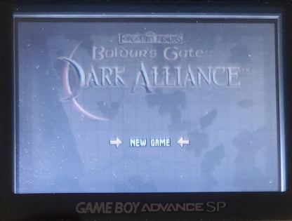 Baldur's Gate Dark Alliance GBA Video Game Boy Advance 2004 Nintendo