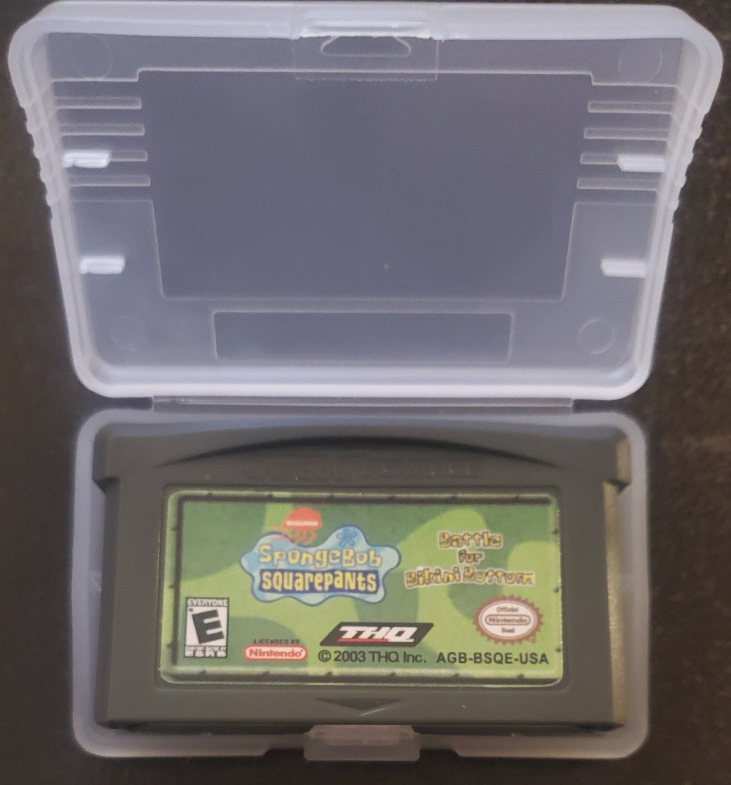 SpongeBob SquarePants Battle Bikini Bottom GBA Video Game Boy Advance