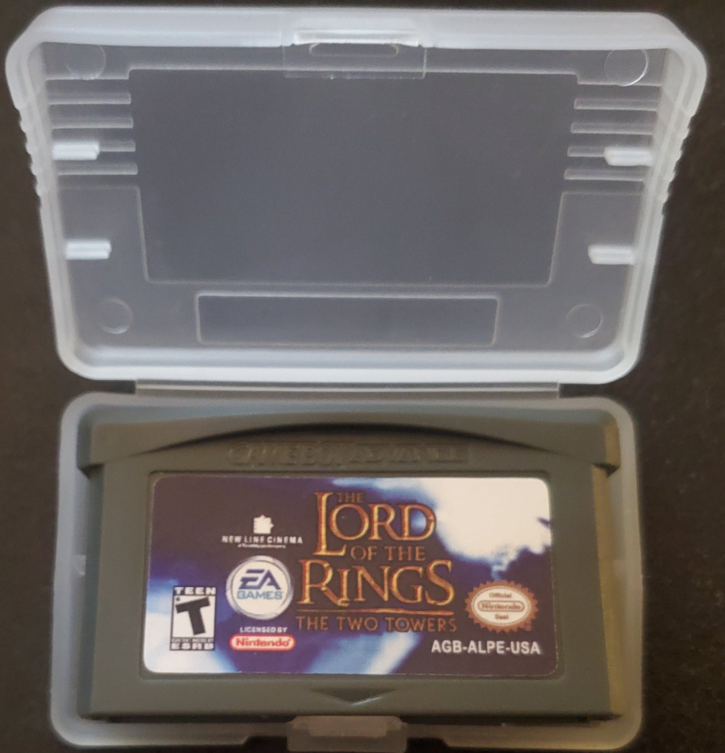 Lord of the Rings The Two Towers GBA Video Game Boy Advance 2002