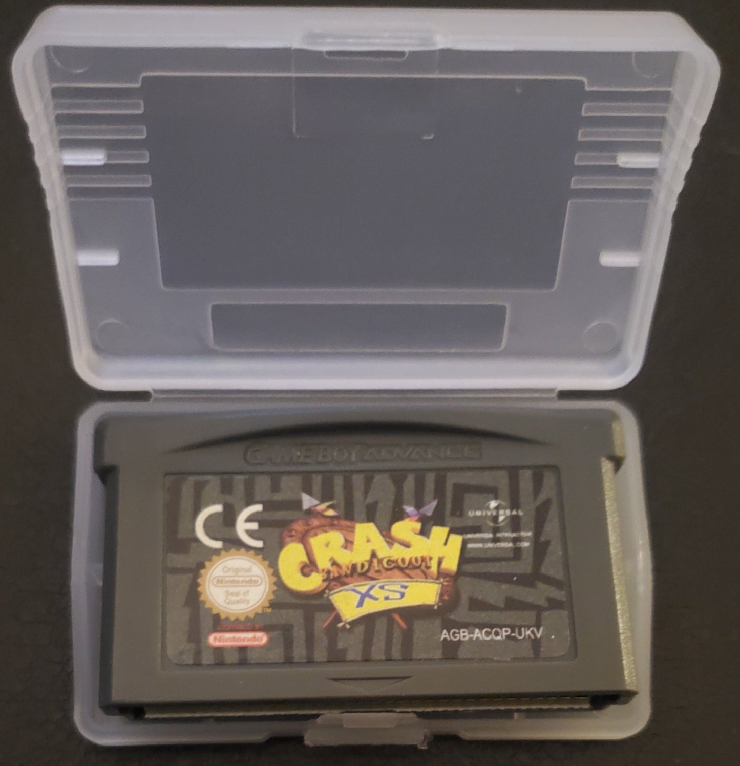 Crash Bandicoot XS GBA Video Game Cartridge Game Boy Advance 2002 UKV