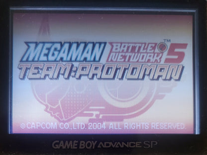 Mega Man Battle Network 5 Team Colonel GBA Video Game Boy Advance 2005