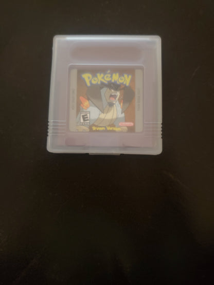 Pokemon Brown GBC ROM Hack Video Game Custom Gameboy Color