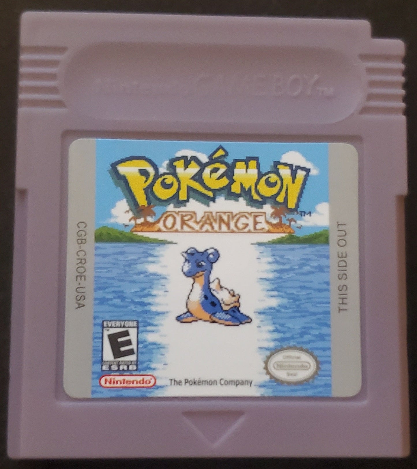 GBC Pokemon ROM Hack Video Game Cartridge Game Boy Color