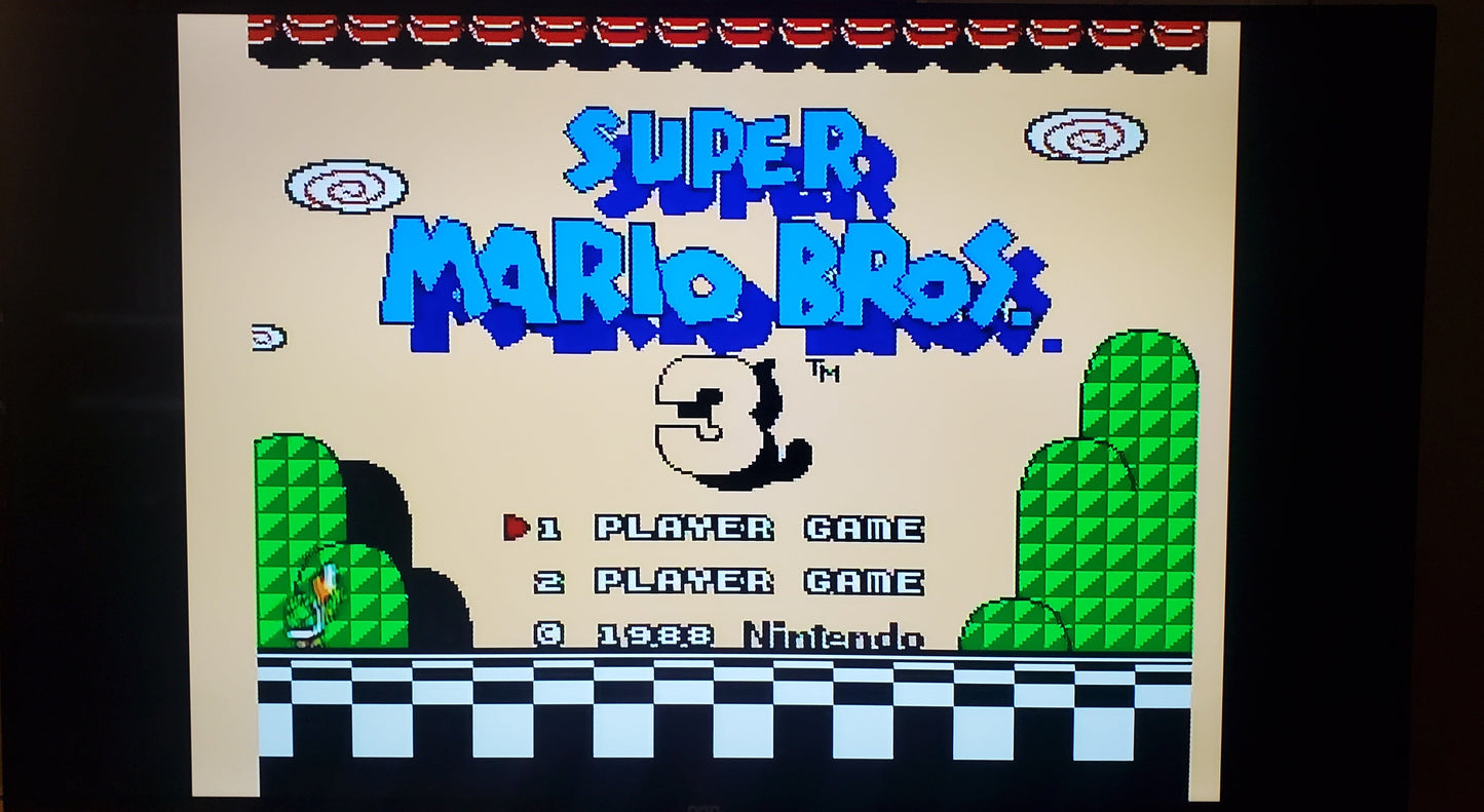 Super Mario Bros 3 NES Game Nintendo Entertainment System 1990