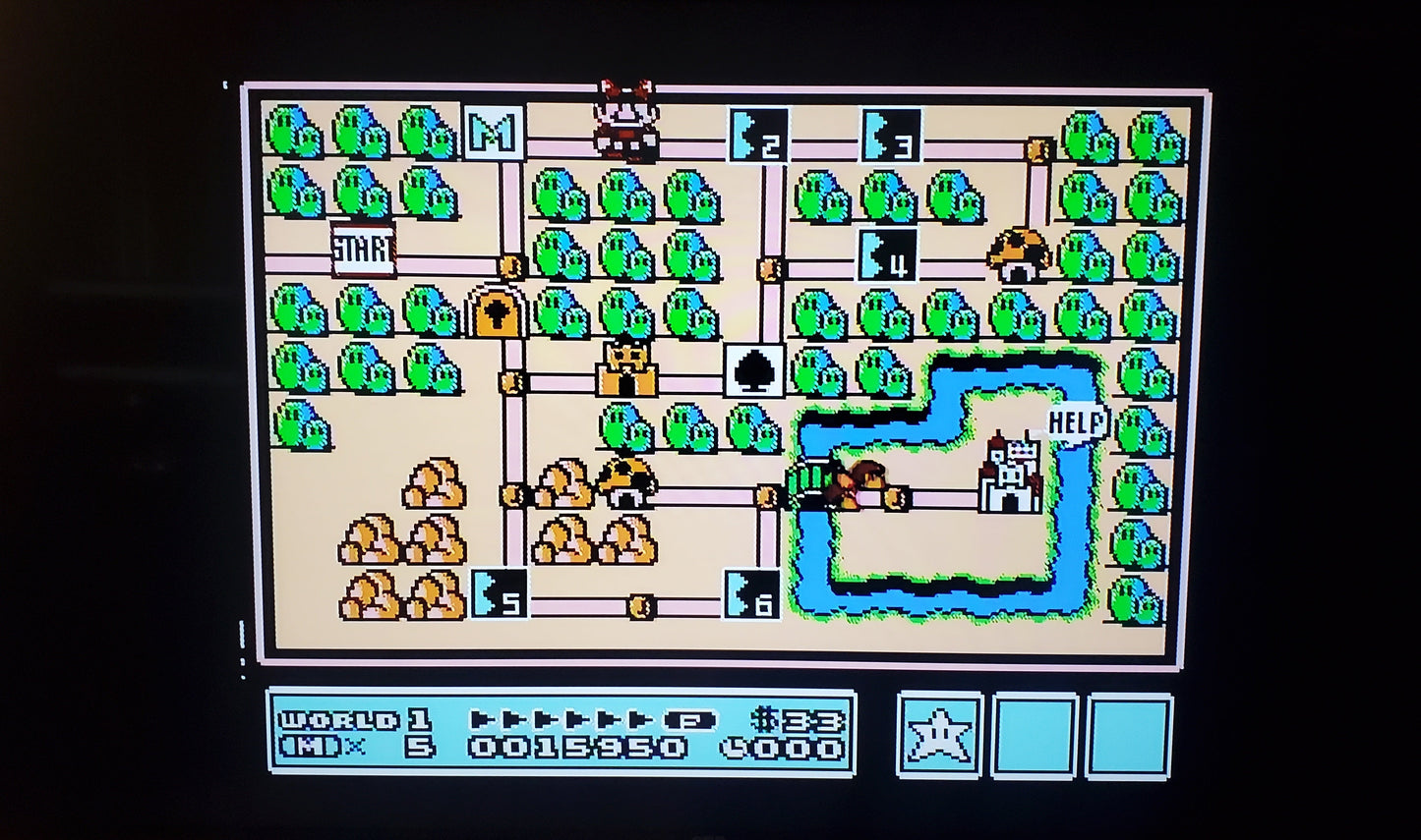 Super Mario Bros 3 NES Game Nintendo Entertainment System 1990