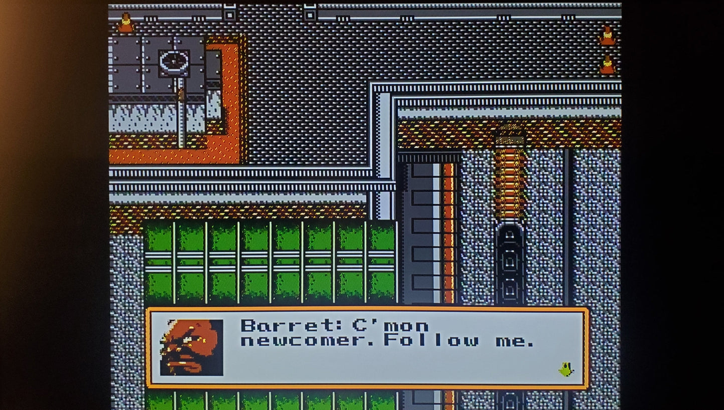 FF7 Advent Children NES Game Nintendo System ROM Hack Final Fantasy