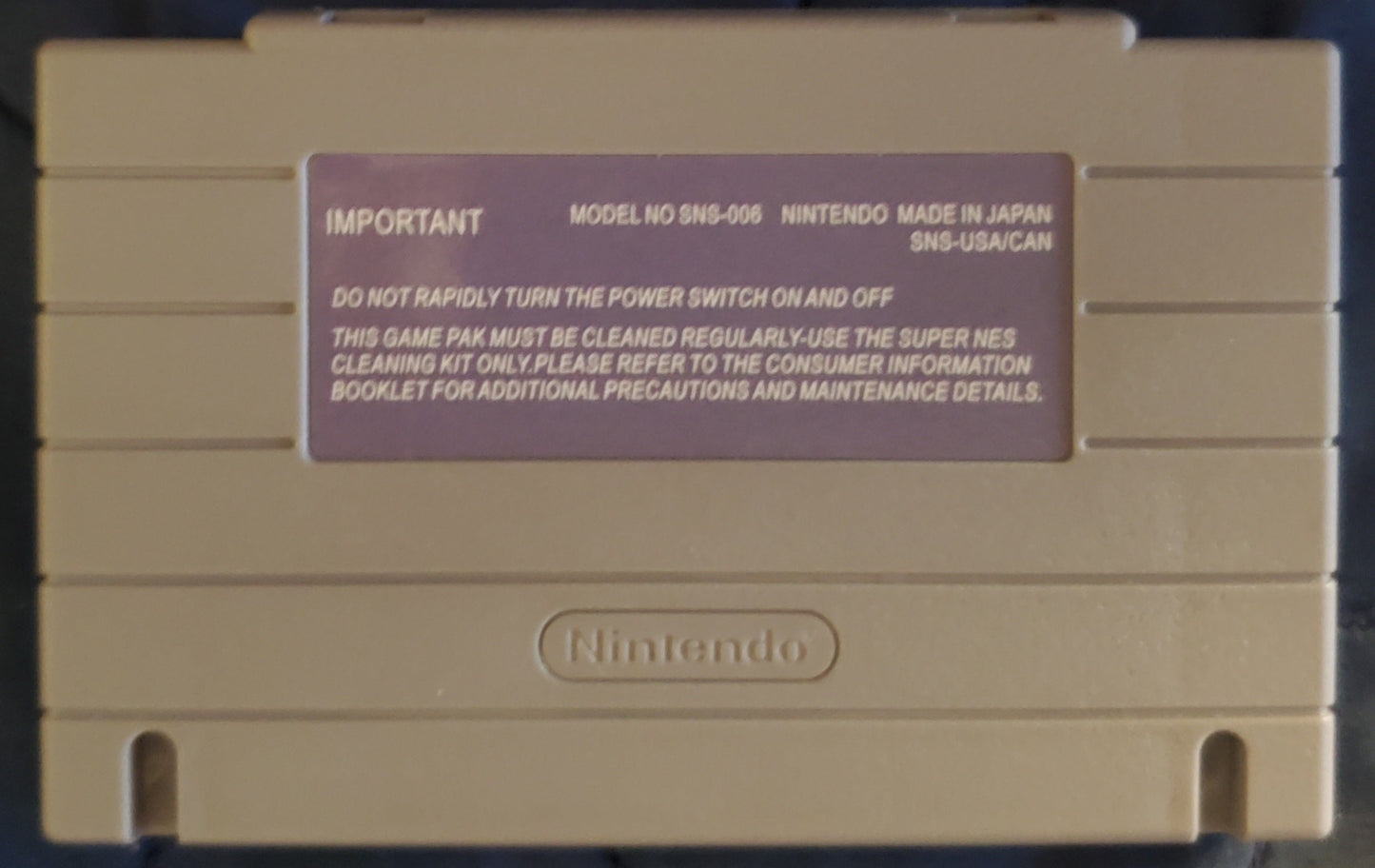 Mega Man 7 SNES Video Game Cartridge Super Nintendo