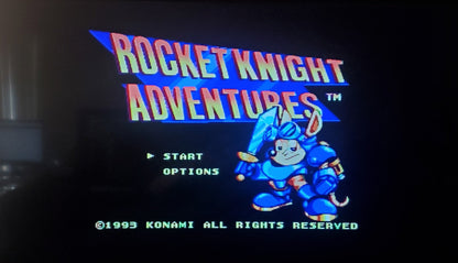 Rocket Knight Adventures Sega Genesis Mega Drive Video Game Cartridge
