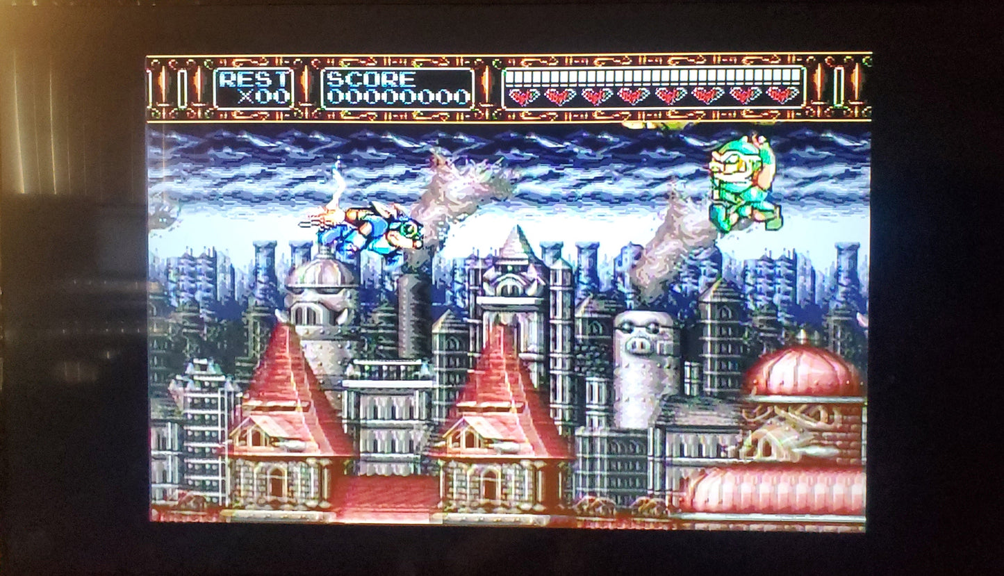 Rocket Knight Adventures Sega Genesis Mega Drive Video Game Cartridge