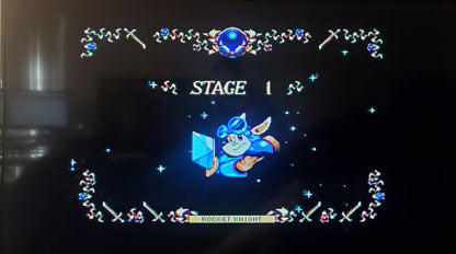 Rocket Knight Adventures Sega Genesis Mega Drive Video Game Cartridge