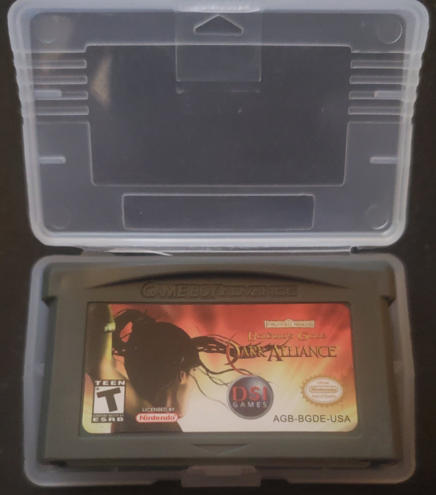 Baldur's Gate Dark Alliance GBA Video Game Boy Advance 2004 Nintendo