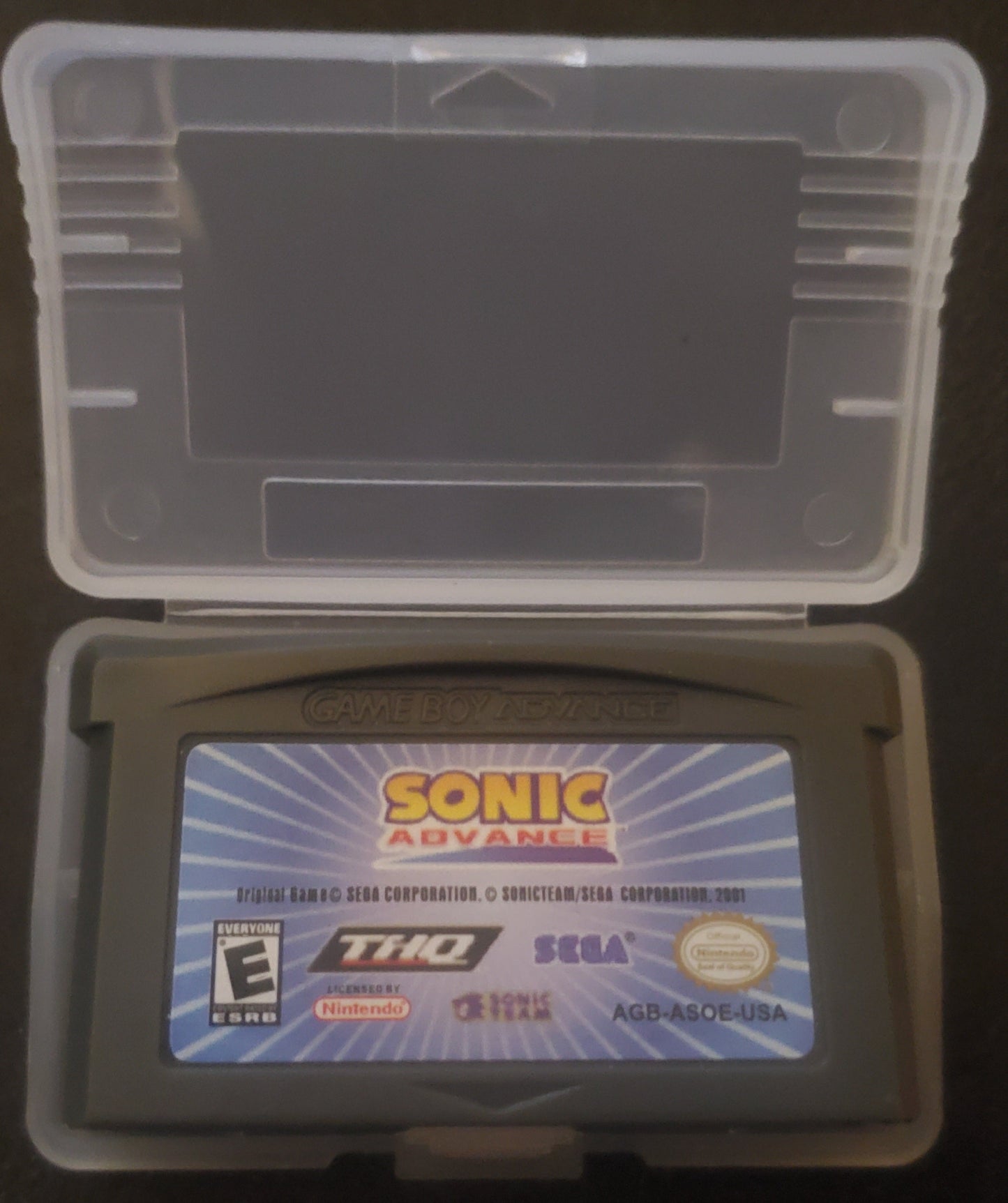 Sonic Advance 1 GBA Video Game Cartridge Nintendo Game Boy Advance