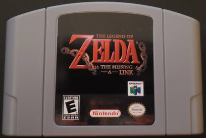 Legend of Zelda The Missing Link N64 Nintendo 64 Video Game Cartridge