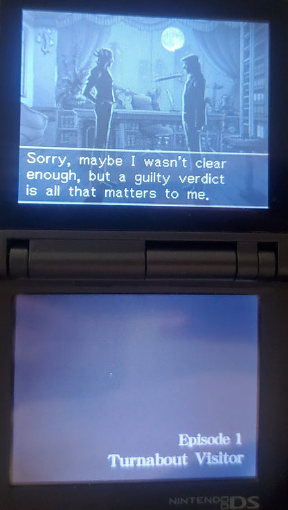 Ace Attorney Investigations Miles Edgeworth NDS Video Game Nintendo DS