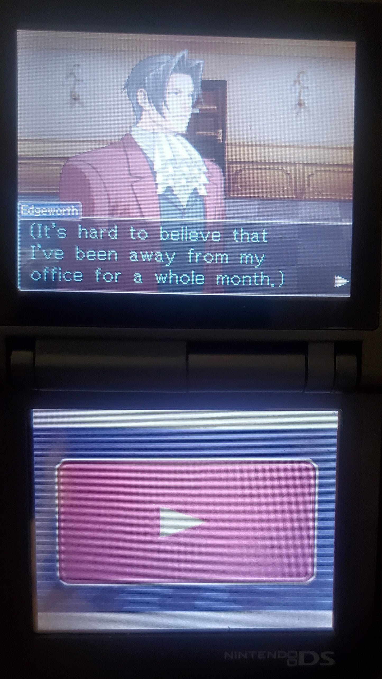 Ace Attorney Investigations Miles Edgeworth NDS Video Game Nintendo DS
