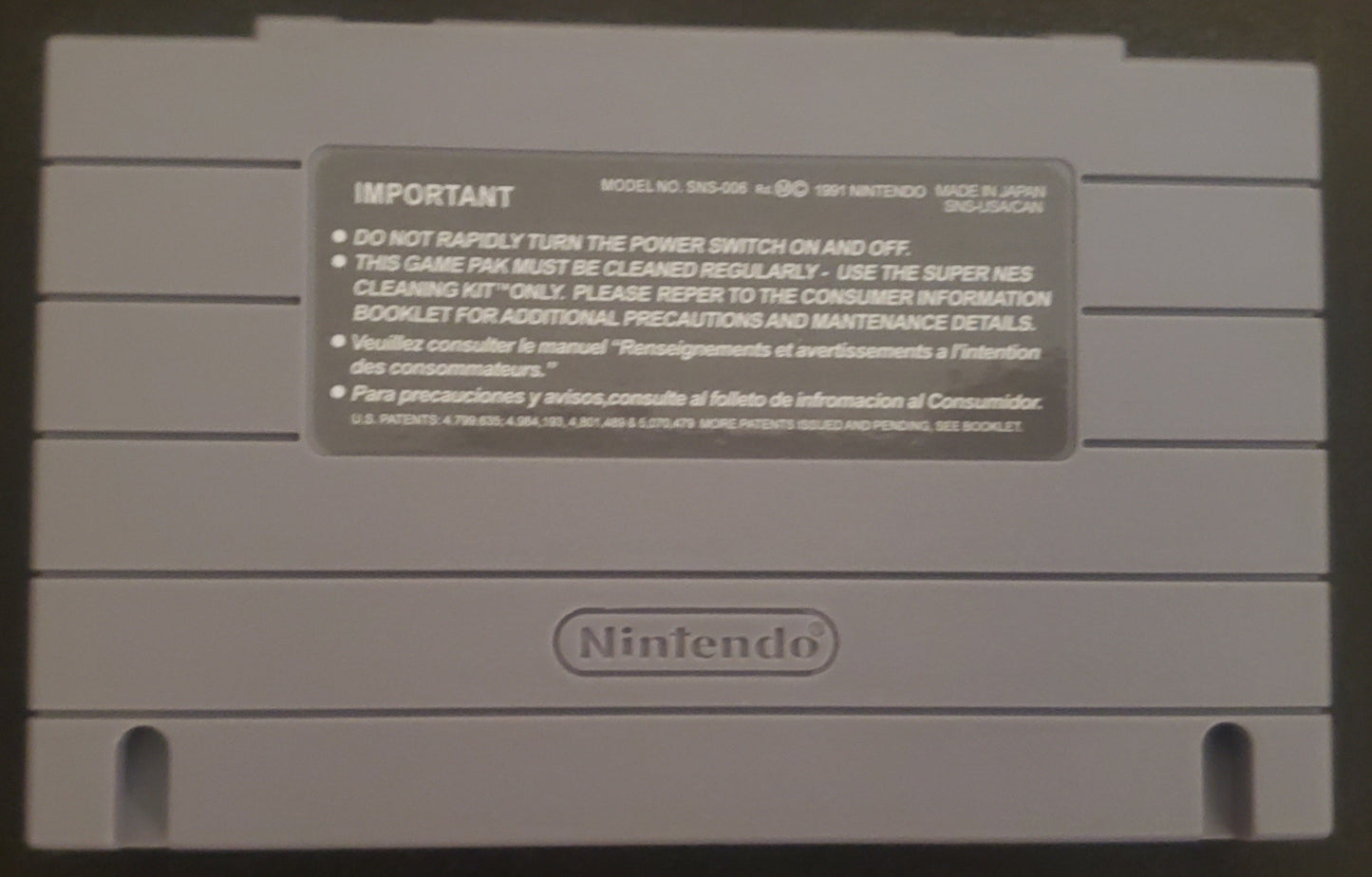 Final Fantasy 3 SNES Video Game Cartridge Super Nintendo 1994