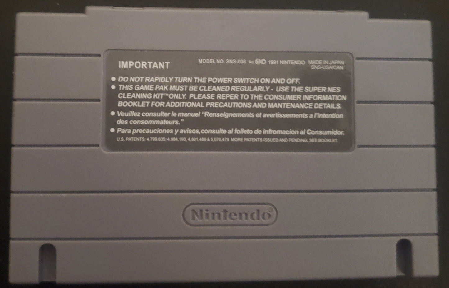 Final Fantasy 6 SNES Video Game Cartridge Super Nintendo 1994