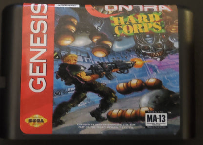 Contra Hard Corps Sega Genesis Mega Drive Video Game Cartridge 1994