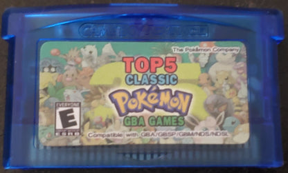 Pokemon 5 in 1 GBA Video Game Cartridge Game Boy Advance
