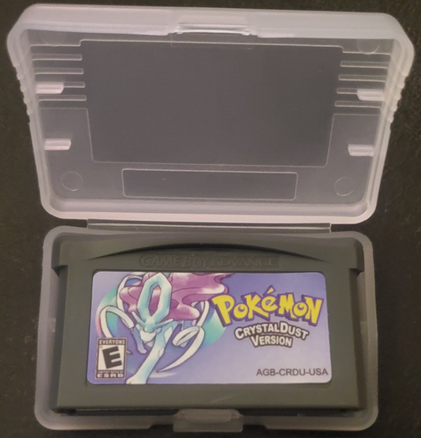 Pokemon CrystalDust GBA ROM Hack Video Game Boy Advance